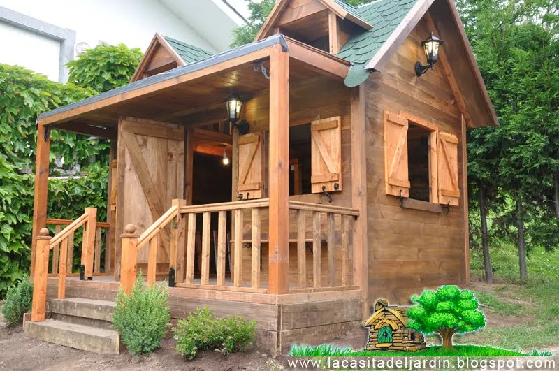 La casita del jardín : Construcción paso a paso de una casita de ...