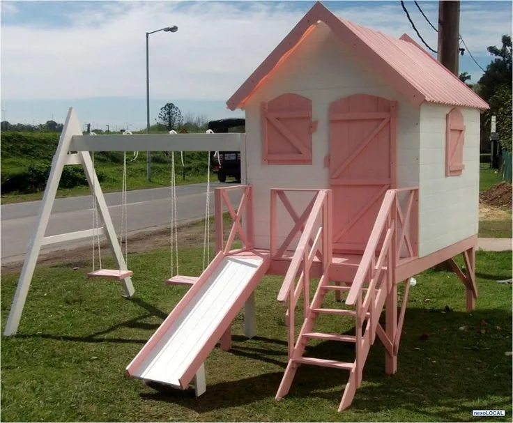 casitas y camas para fa on Pinterest | Playhouses, Kid Beds and ...