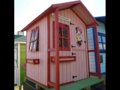 Casitas Infantiles de Madera - YouTube