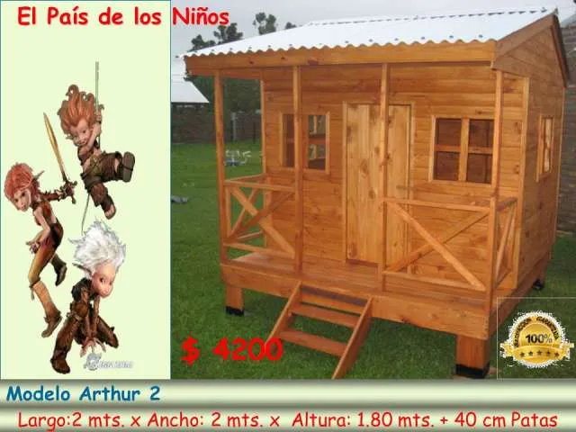 Casitas de madera para niños, rosario, funes - Santa Fe, Argentina ...