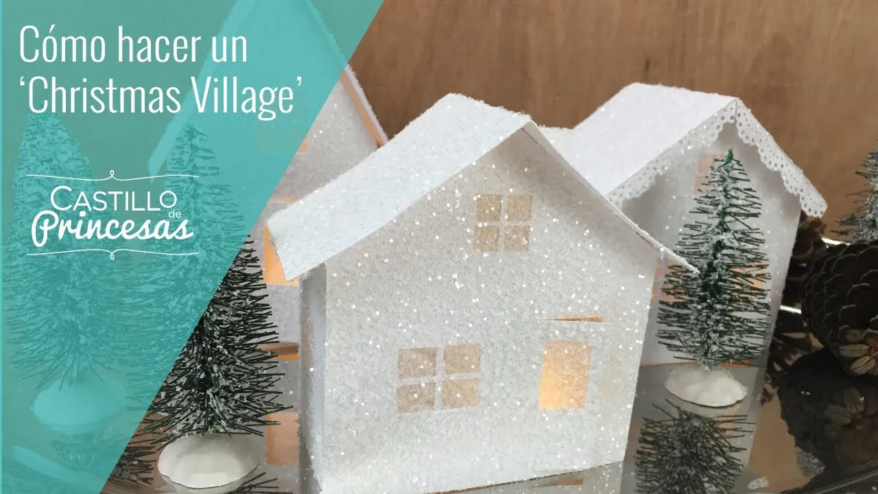 Cómo hacer casitas de Navidad- Christmas Village - YouTube