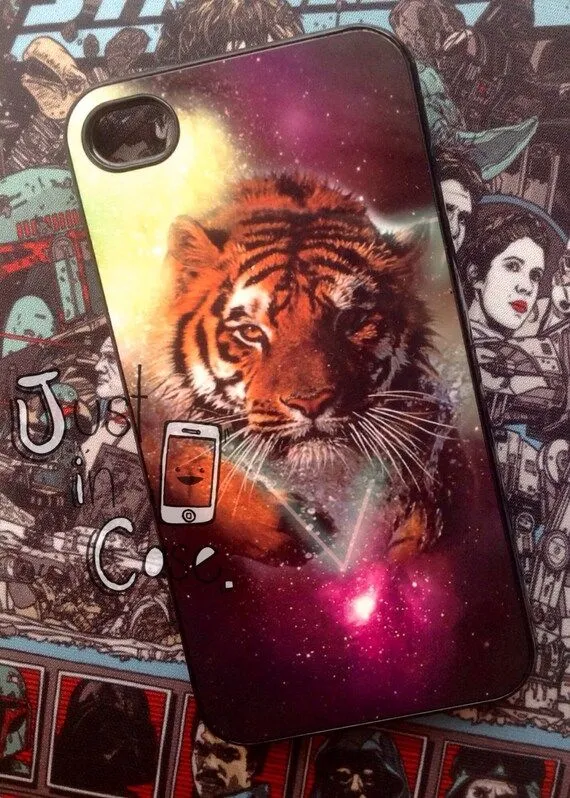 Caso iphone Galaxy triángulo tigre / / hipster por JustInCaseLA