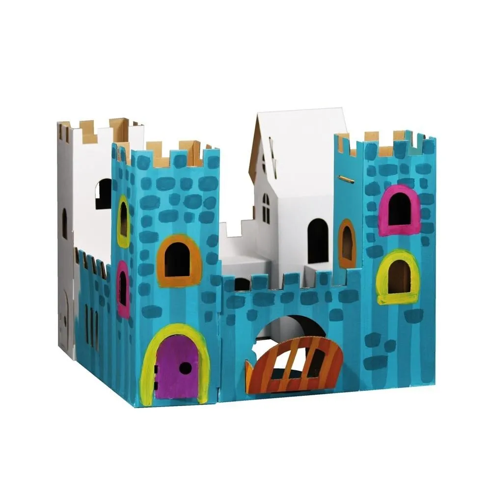 El castillo de cartón reciclado Calafant - Juegos y juguetes Niños ...