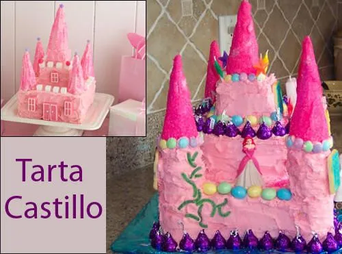 ENTRE LABORES Y BRUJAS: TARTA EN FORMA DE CASTILLO