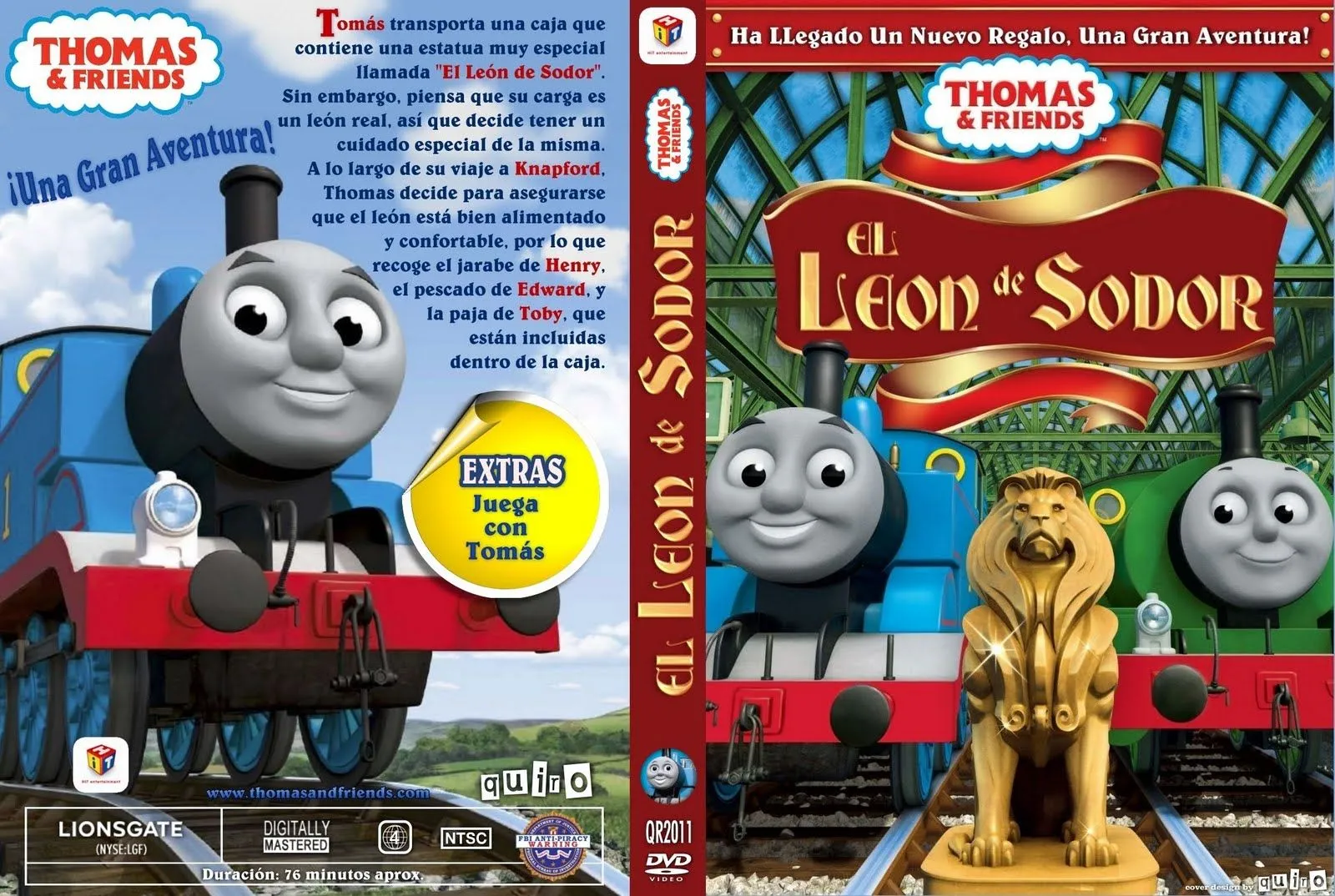 CATALOGO INFANTIL: Thomas y sus amigos - The lion of Sodor