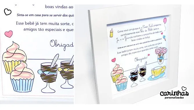 Categoria Chá de Bebê | Carinhas - Design & Ilustração