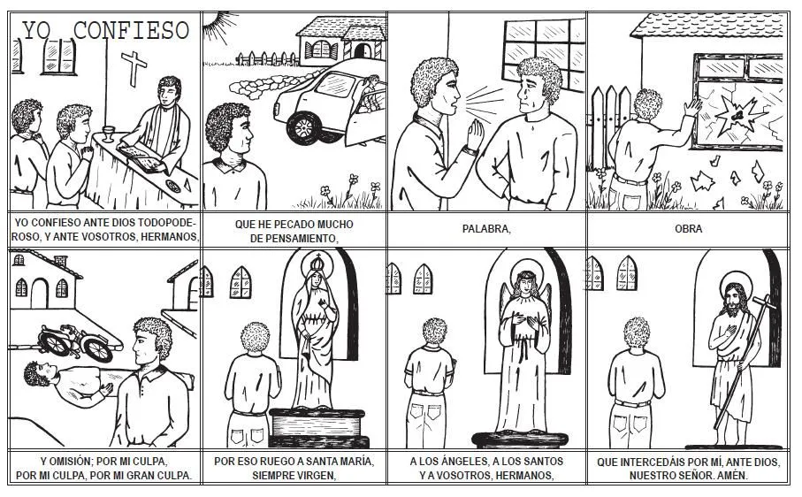 La Catequesis: Aprendemos las oraciones básicas con dibujos