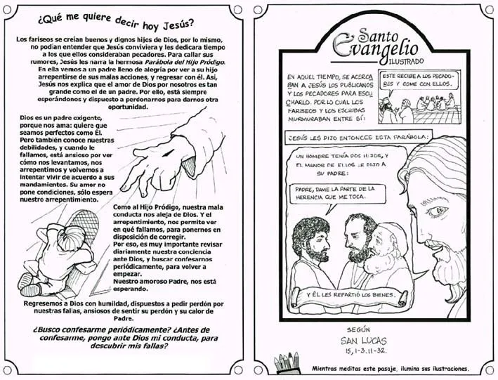 Catequesis Primera Comunión: Evangelio ilustrado