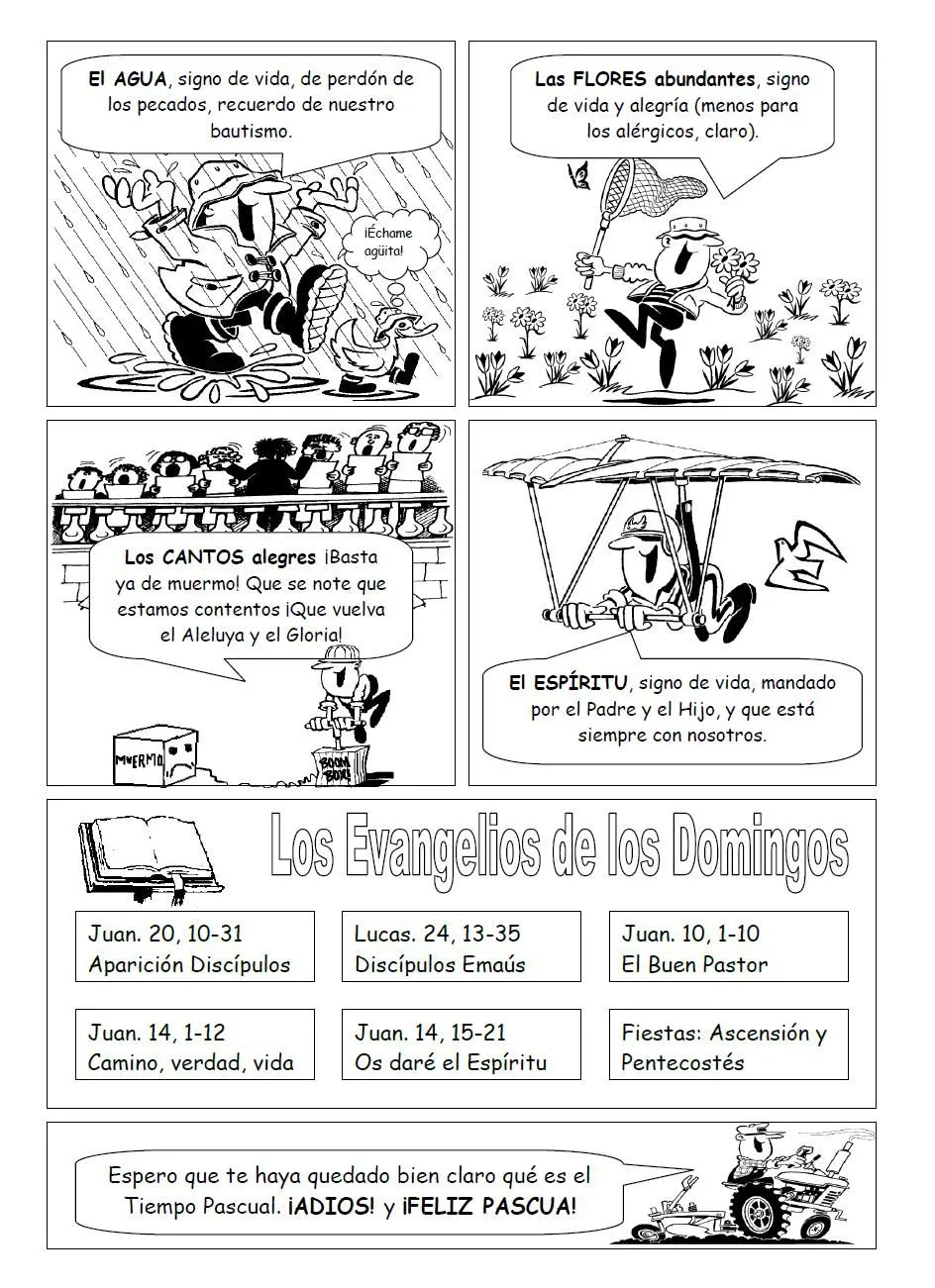 La Catequesis: Recursos Catequesis Cómic Pascualín de Pascua ...