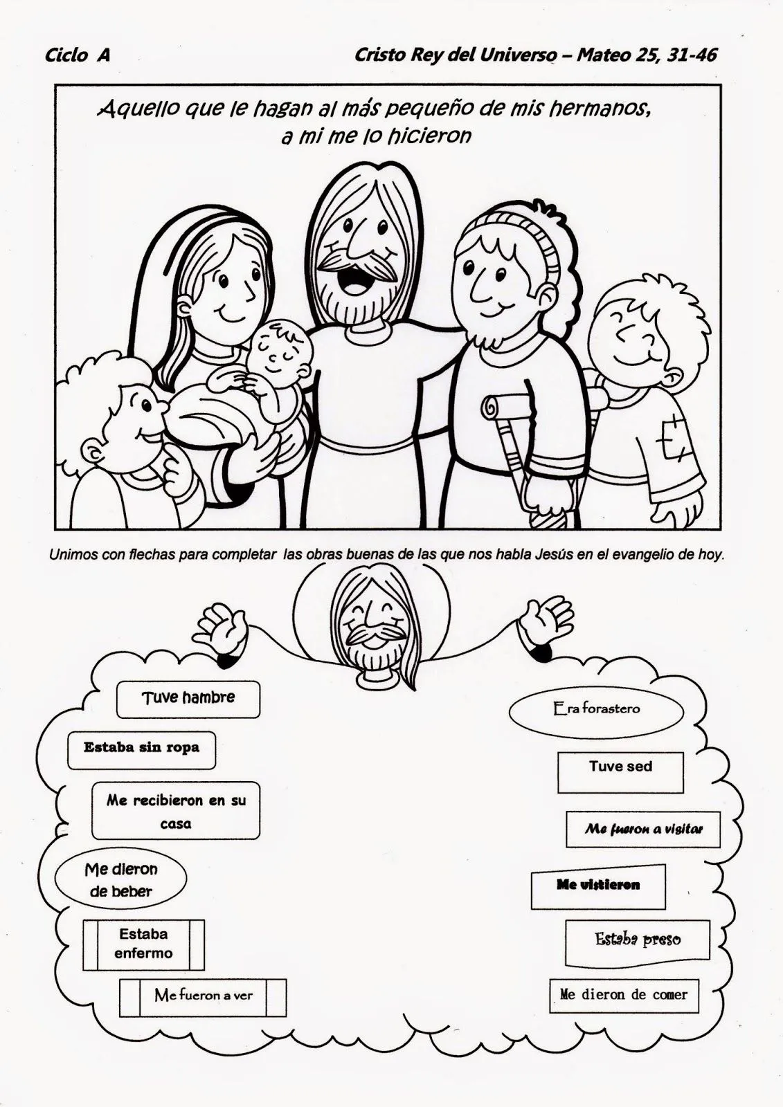 La Catequesis: Recursos catequesis Cristo Rey del Universo 34º ...