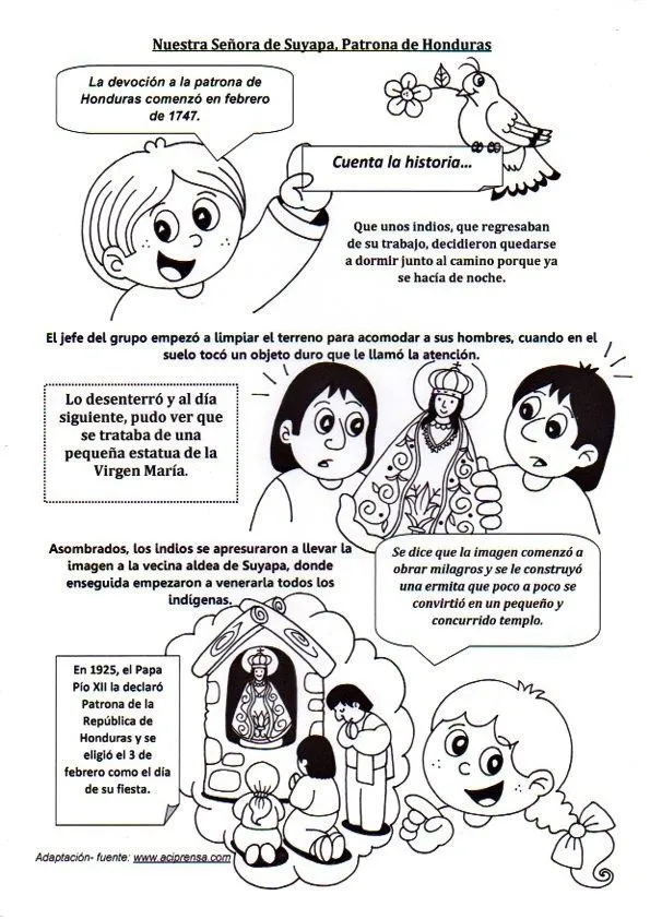 La Catequesis: Recursos Catequesis Nuestra Señora de Suyapa: 3 de ...