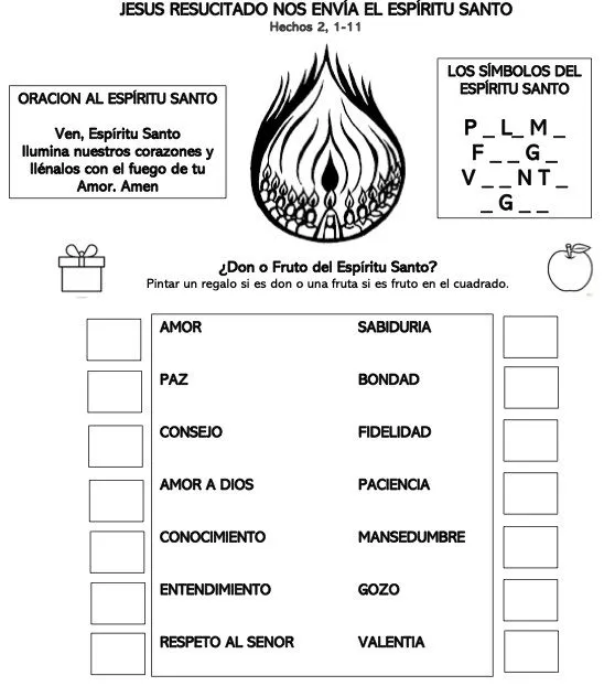 Para la catequesis – Solemnidad de Pentecostés | Alforjas de Pastoral