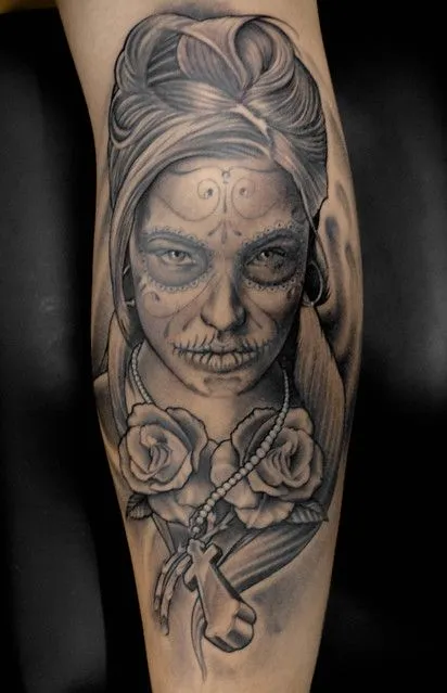 Snap Tatuajes De La CATRINA photos on Pinterest