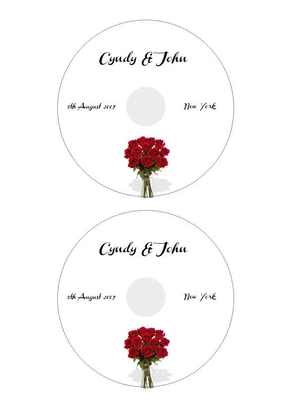 CD Label Template download free