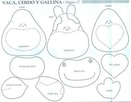 Ceci EuQfiz: Potes de galinha, porco e vaca