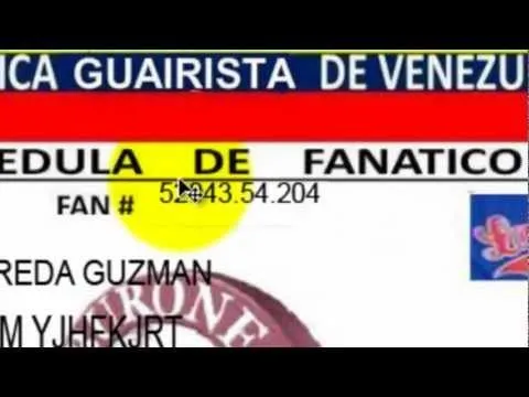 Como hacer una cedula de fanaticos - YouTube