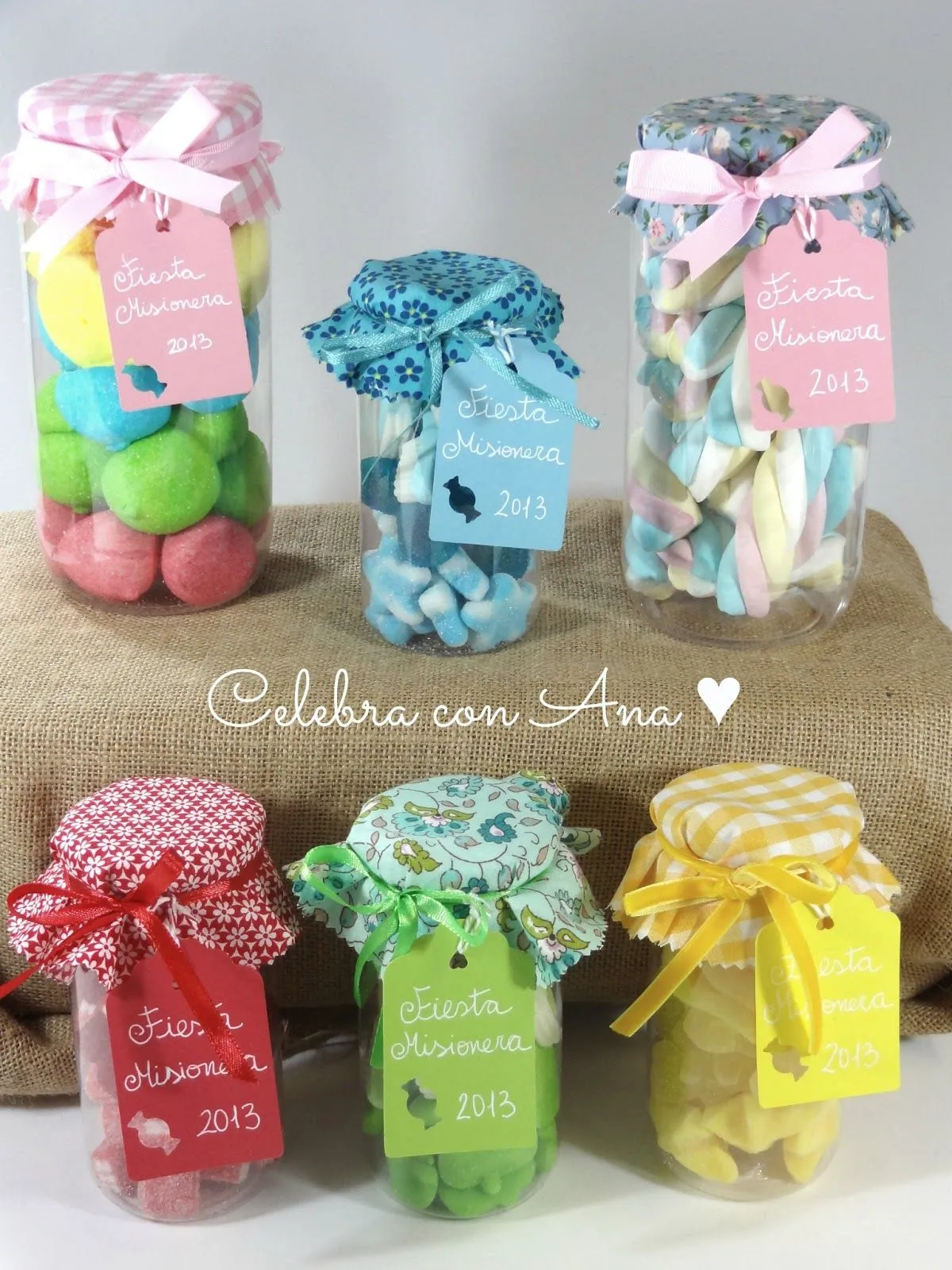 Celebra con Ana: ♥ Botes de chuches