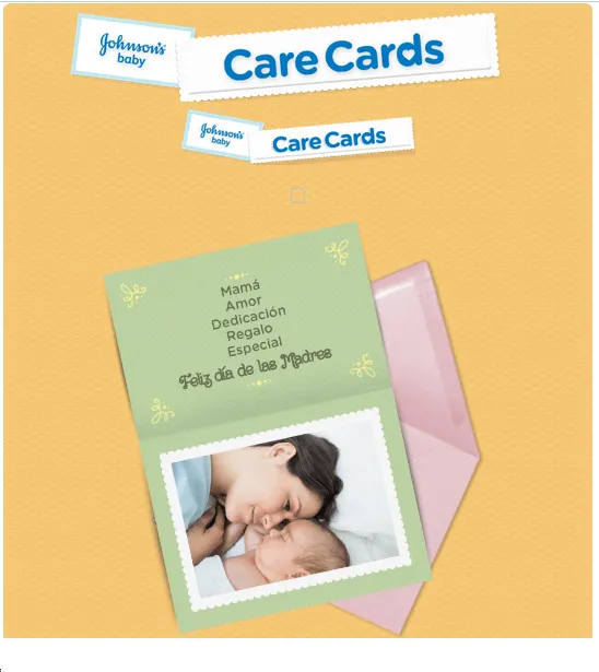 Celebra a una Mamá Especial con una Tarjeta “Johnson's Baby Care ...