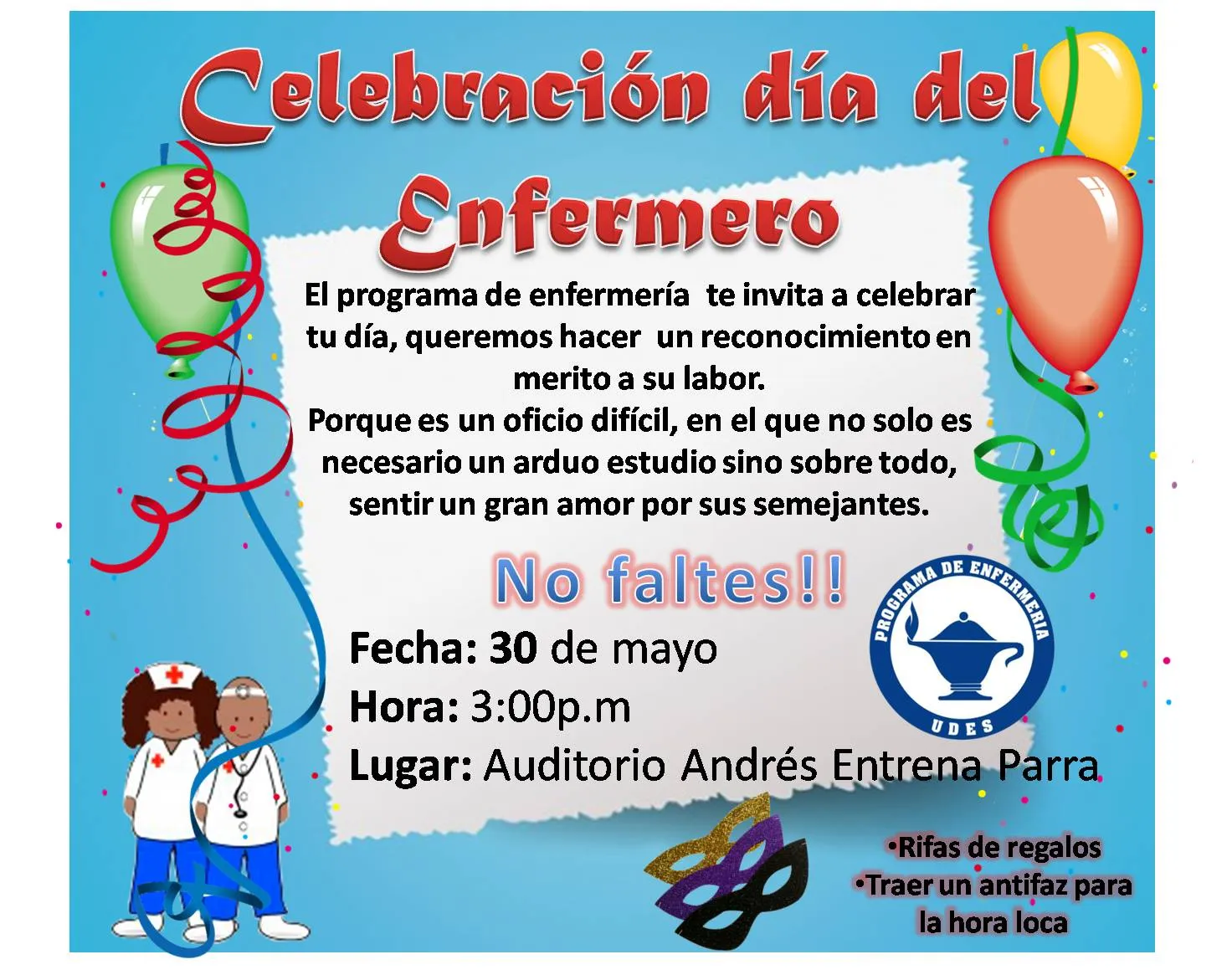 CELEBRACIÓN DÍA DE ENFERMERÍA UDES CÚCUTA | BLOG DE ENFERMERÍA