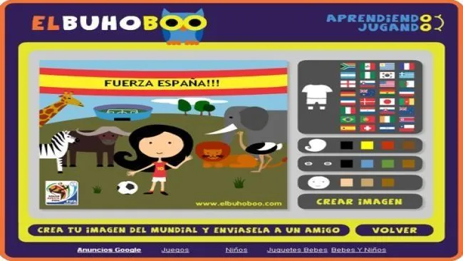 Celebrando el mundial con juegos de Buho Boo