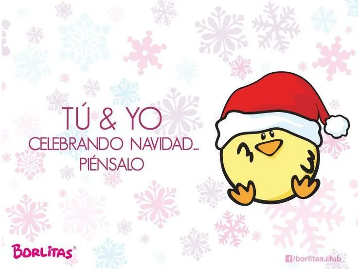 tu y yo celebrando navidad...piensalo! | Borlitas <3 | Pinterest