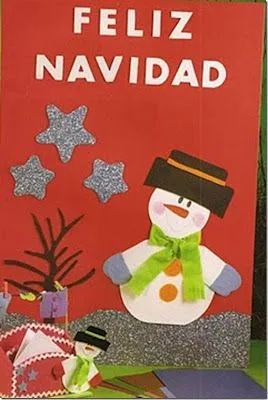 Celebrar la Navidad: Manualidades navidad tarjetero en foami mono ...