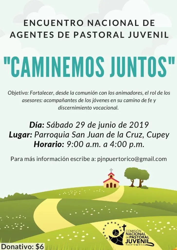 Celebrarán encuentro Nacional de Agentes de Pastoral Juvenil - Diócesis de  Arecibo