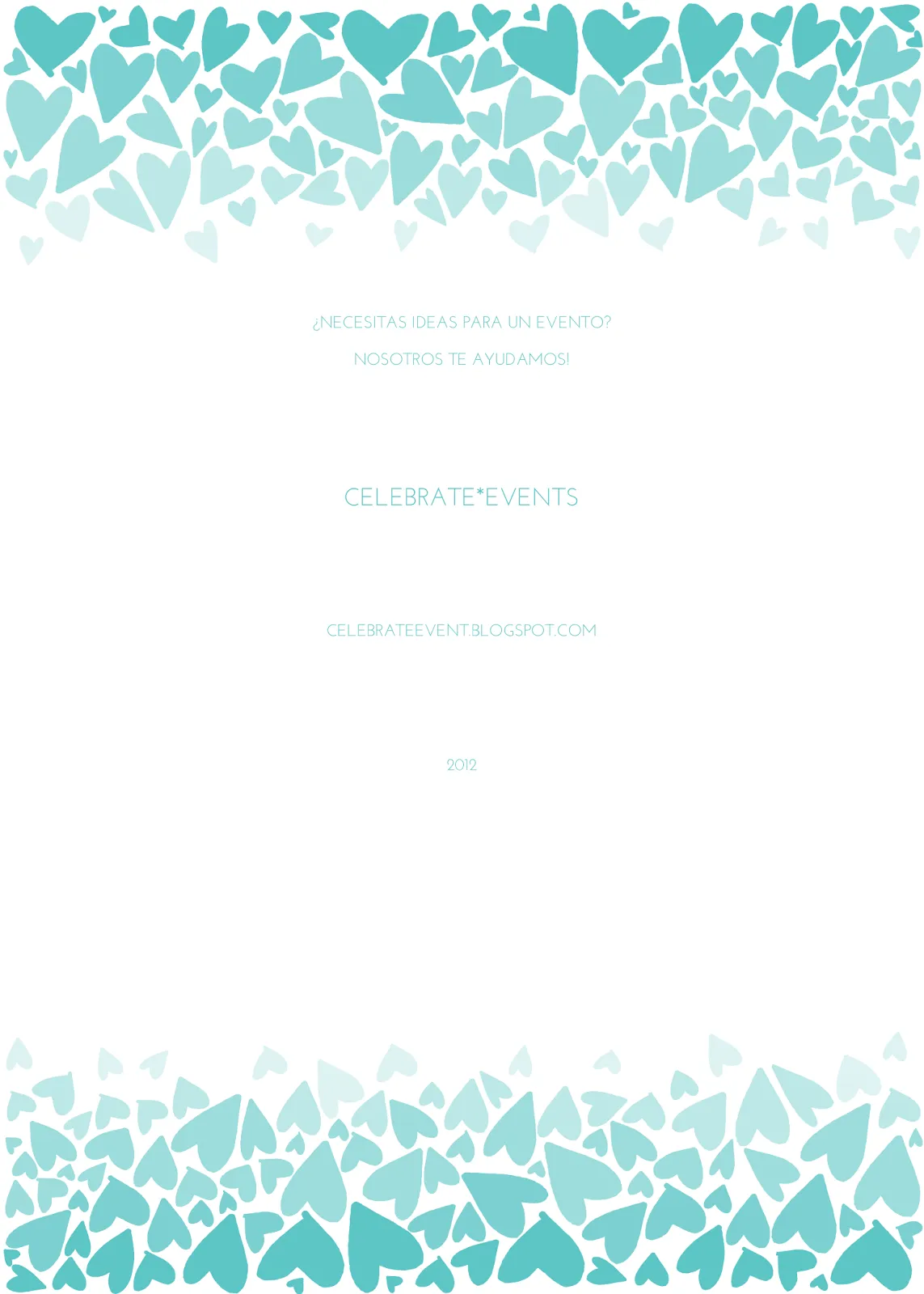 Celebrate*Events: Invitaciones para imprimir