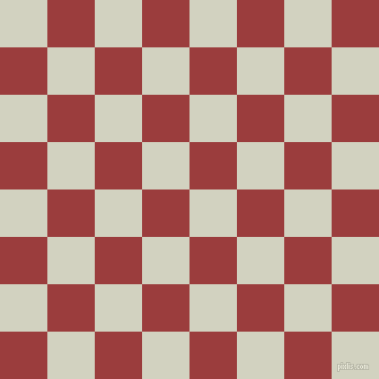 Celeste and Mexican Red checkers chequered checkered squares ...