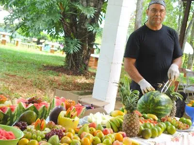 CELSO EVENTOS: mesa de frutas decorada