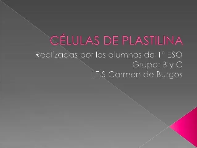 Células de plastilina