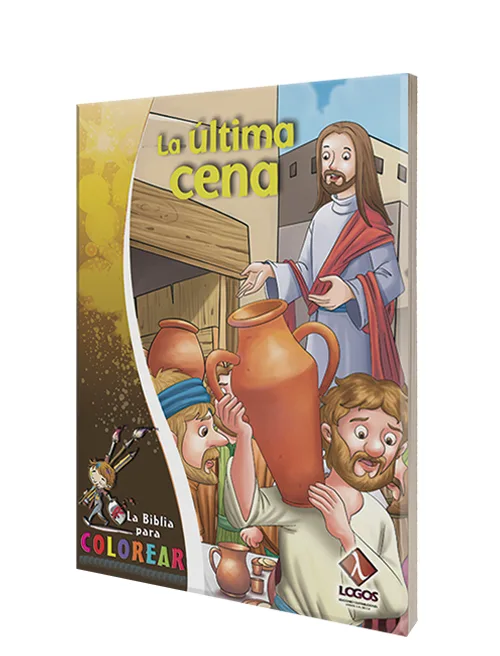 La última cena (para colorear) – Biblias Logos