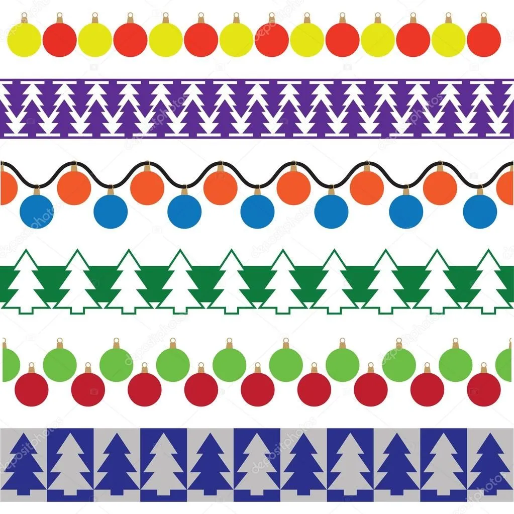 cenefas navideñas — Vector stock © Tanya_Kalm #