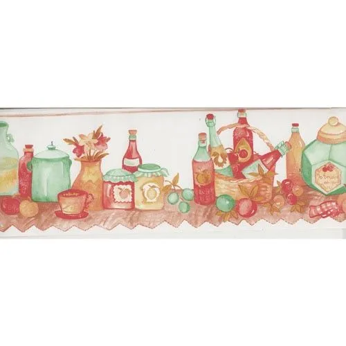 Cenefas de papel para cocinas BOTES CD/VD Ref. 15629313 - Leroy Merlin