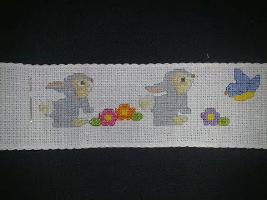 cenefas punto cruz | Aprender manualidades es facilisimo.