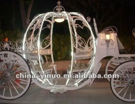 cenicienta de la princesa de la boda de calabaza caballo carruaje ...