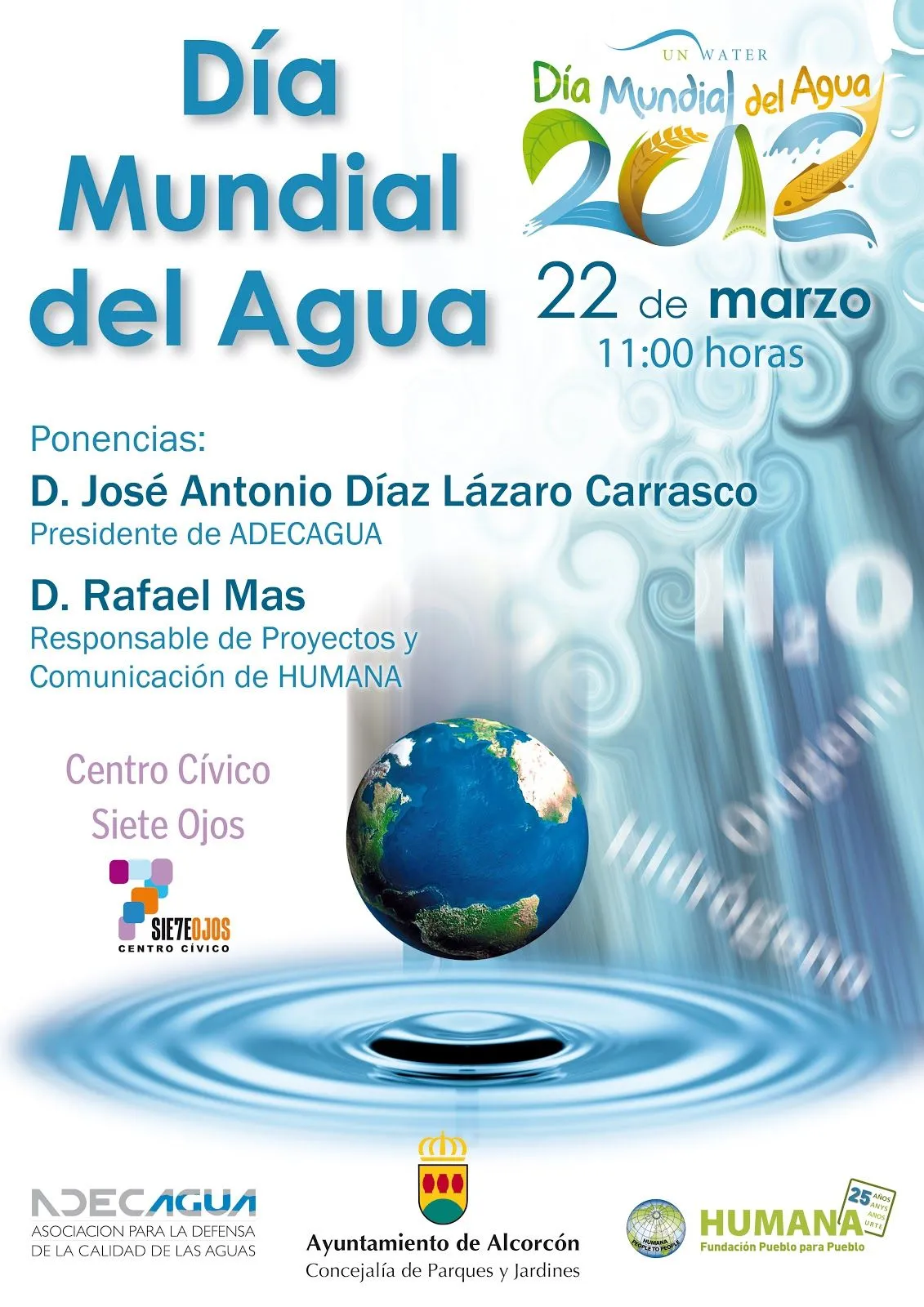 CENTRO CULTURAL MIGUEL ÁNGEL BLANCO: CONFERENCIA DÍA MUNDIAL DEL AGUA