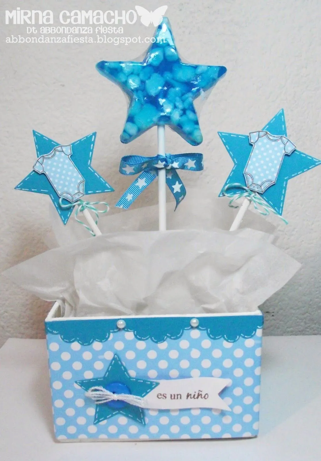 Centro de mesa para baby shower d niño - Imagui | bebes ...