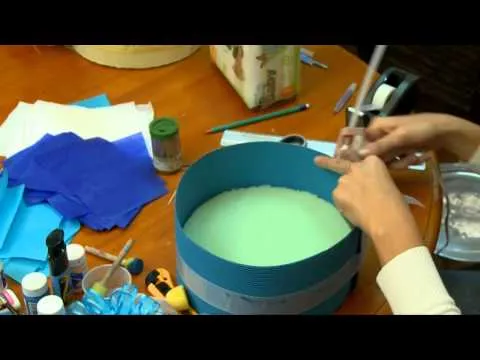 Centro de mesa para baby shower 2 de 3 - YouTube