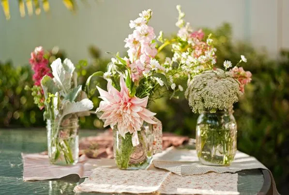 Un centro de mesa diferente! / Wedding Planner Mallorca · Mille ...
