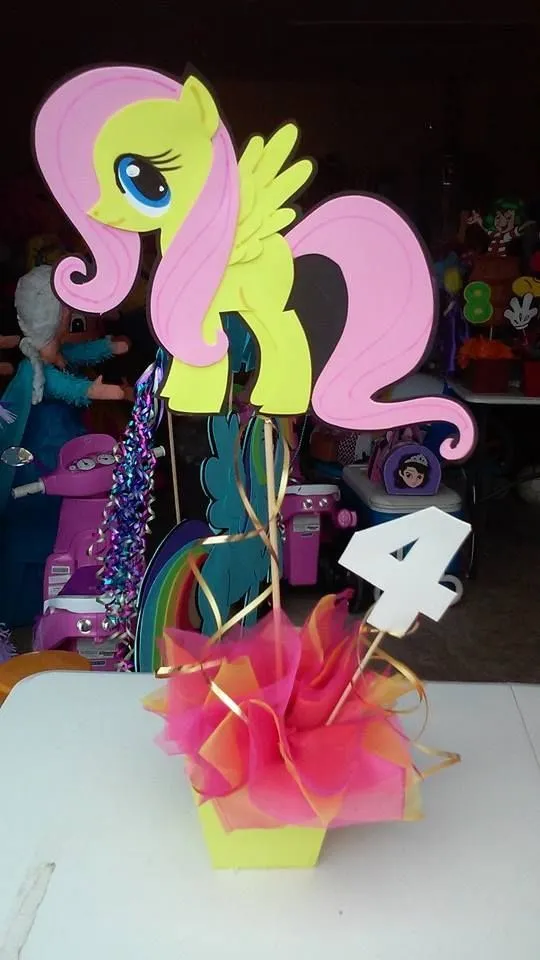 centro de mesa my little pony | Fiestas | Pinterest | Ponis, Mi ...