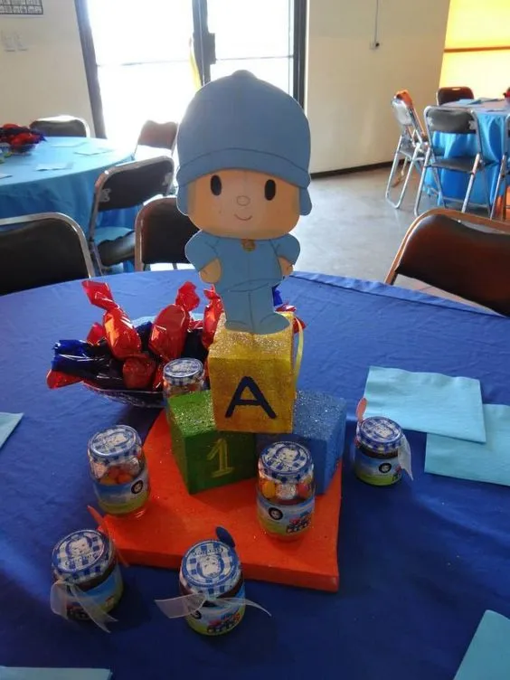 Centro de Mesa Pocoyo | Pocoyo | Pinterest | Pocoyo y Mesas