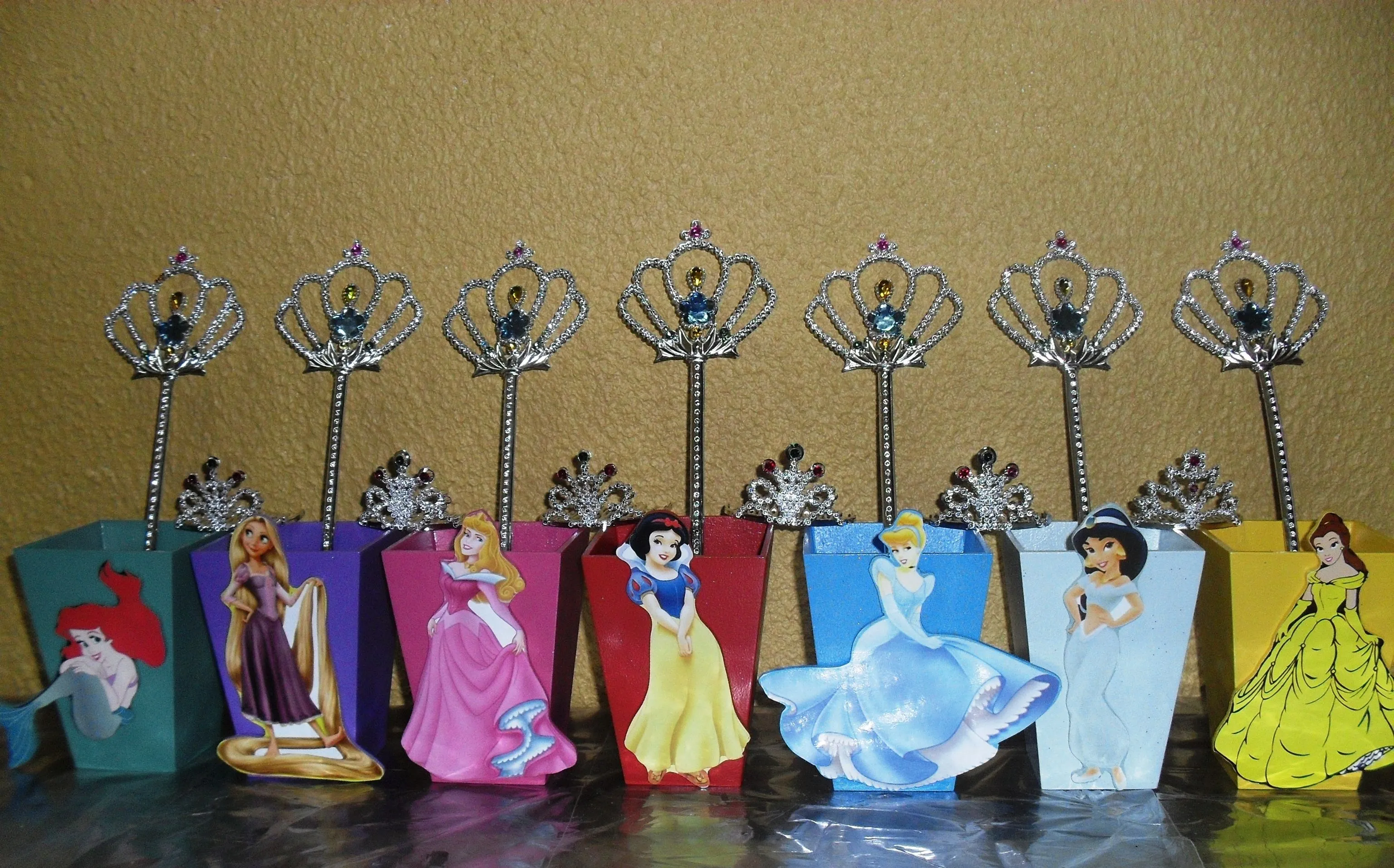 Centro de mesa das princesas da Disney - Imagui