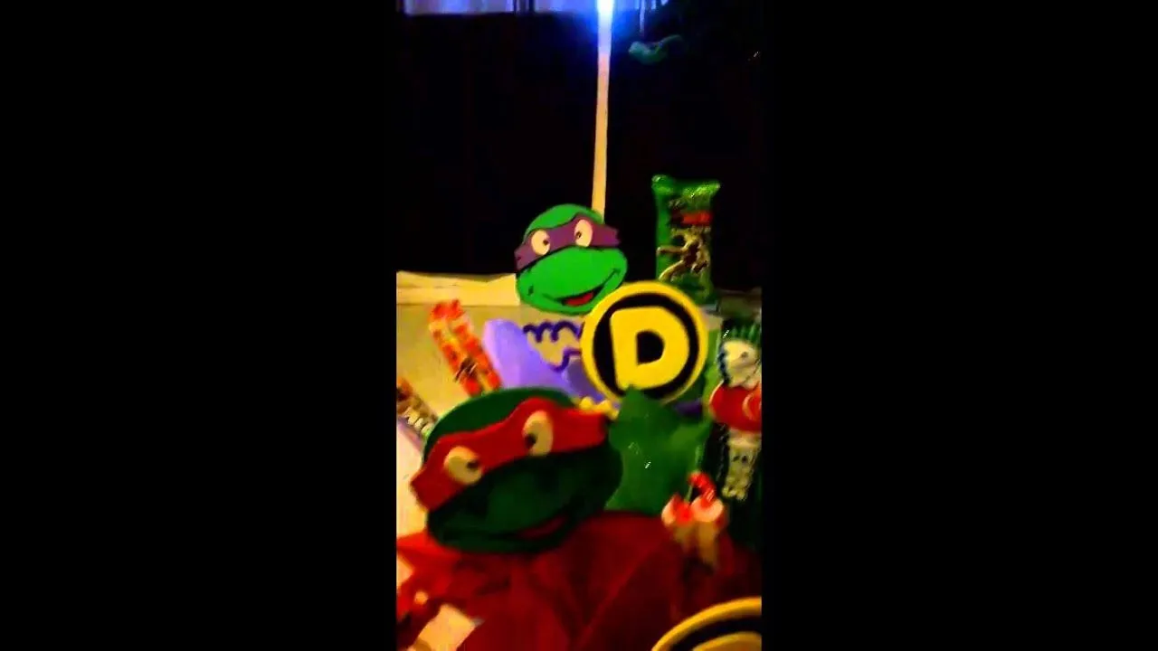 Centro de mesa de tortugas ninja!!! - YouTube