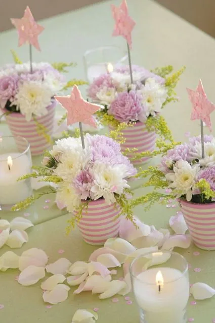 Centros de mesa para Baby Shower « Manualidades