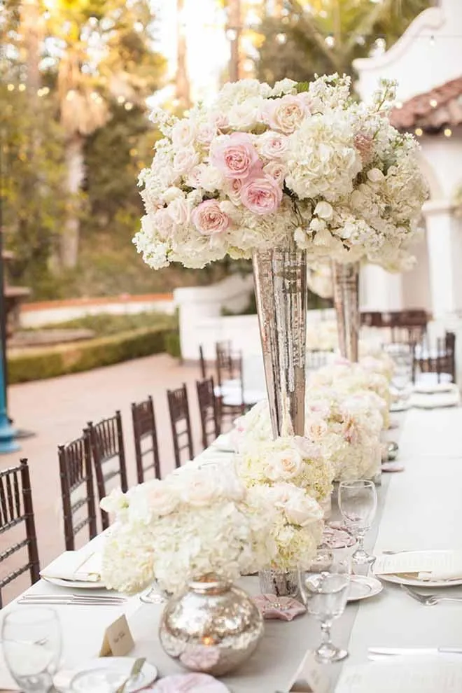 Centros de mesa para bodas con flores - Paperblog