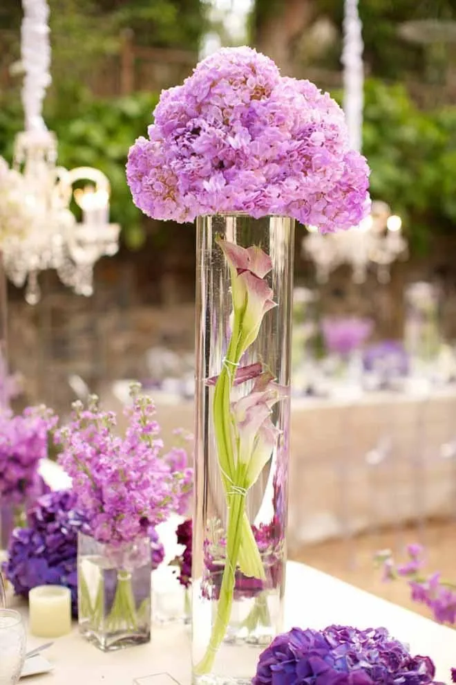 Centros de mesa para bodas con flores - Paperblog