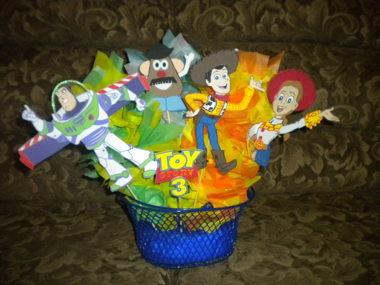 Centros De Mesa Para Fiestas | Centro de mesa Toy story ...