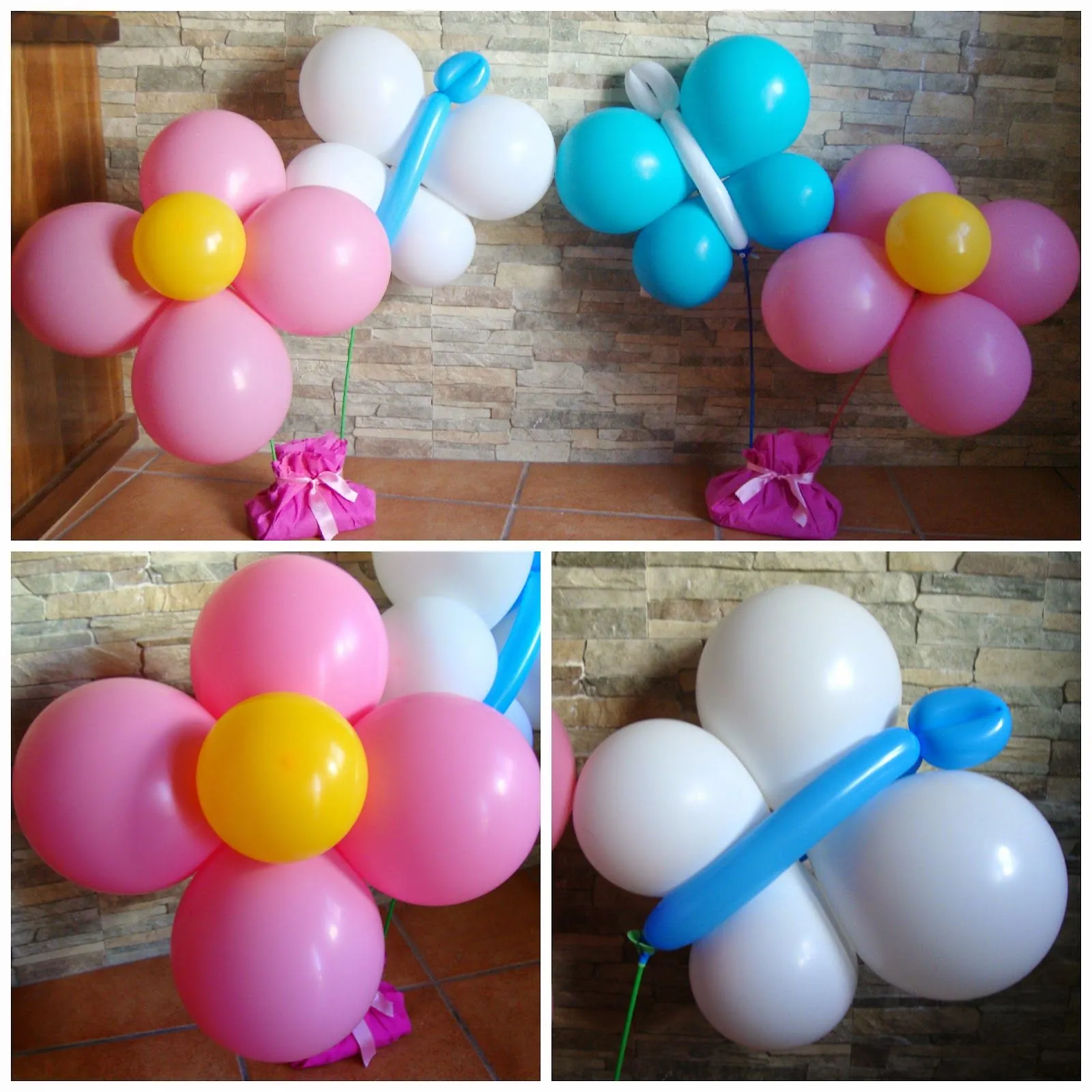 Centros de mesa con globos - VANYI CREACIONES