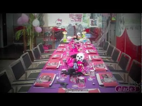 Arreglos de mesa de las Monster High - Imagui